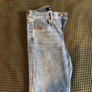 Size 4 Express Cropped Flare Stretch Jeans